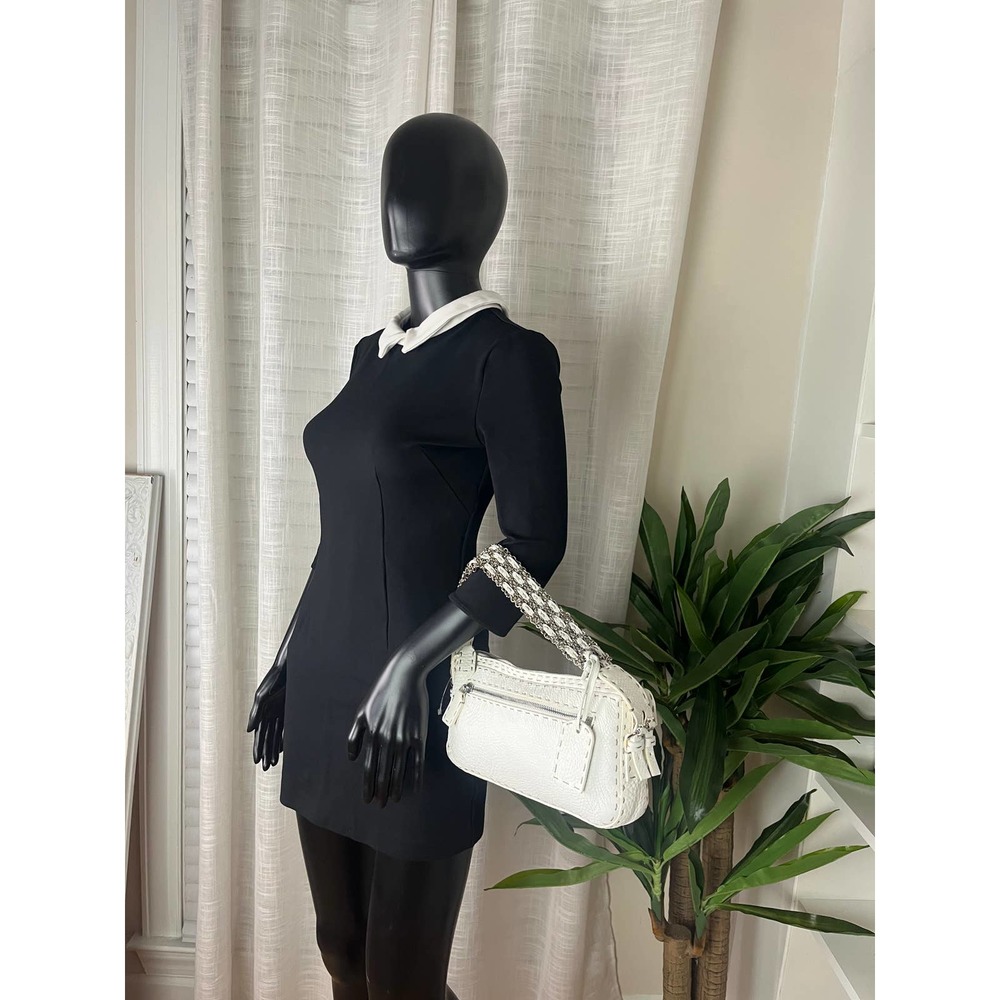 Vintage Fendi Rare 00s authentic Chain Strap Shoulder Hang Bag - Picture 16 of 16